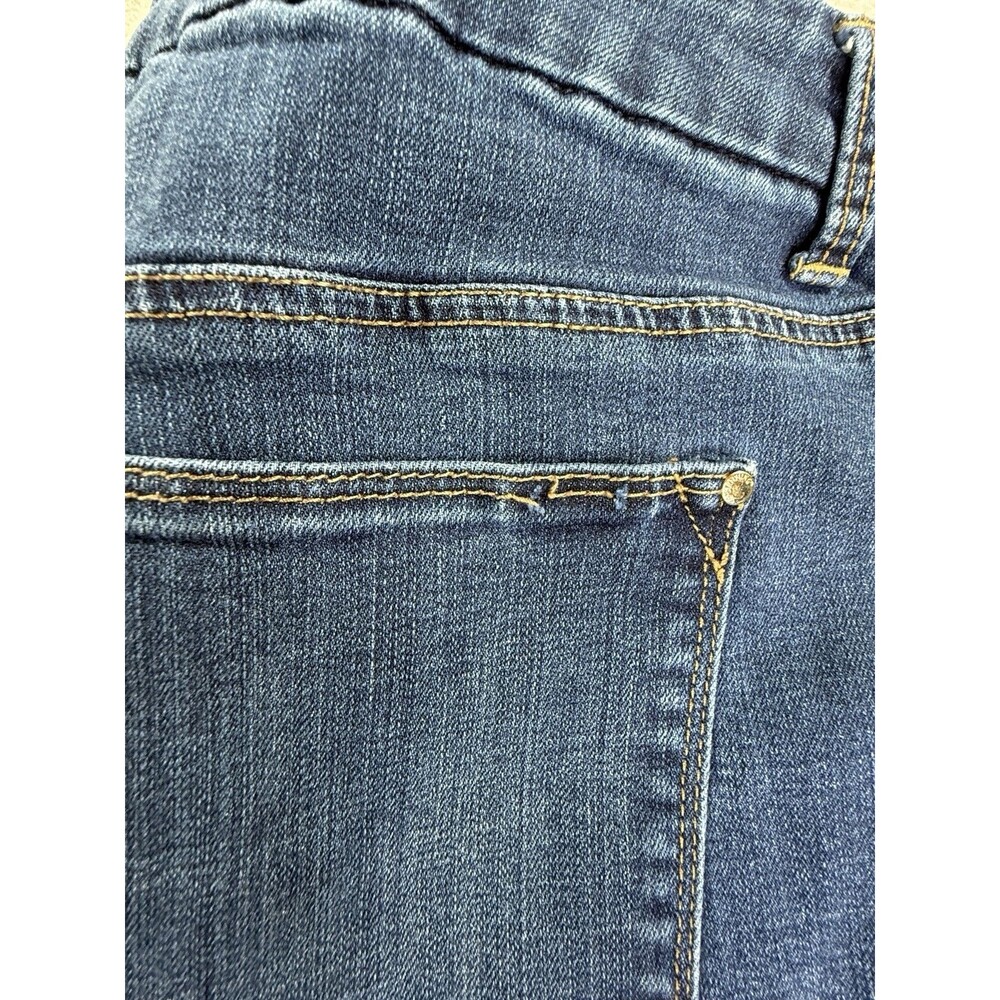 Chico’s So Slimming Girlfriend Ankle Jeans Size 1 Blue Denim Mid Rise Stretch - Picture 9 of 9
